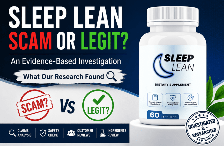 Sleep Lean Scam Or Legit